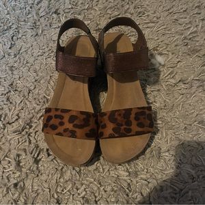 Leopard Wedges